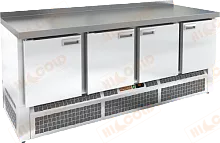 Стол холодильный HICOLD GNE 1111/TN W с полимерным покрытием (RAL 7004)