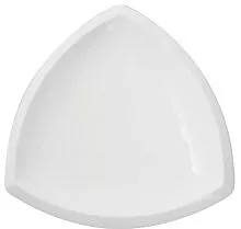 Тарелка треугольная KUNSTWERK A5805 фарфор, L=18, B=18см, белый