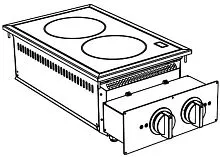 Плита индукционная встраиваемая APACH Chef Line SLDI7I4