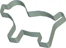 Форма кондитерская собака SPIKA нерж.сталь, L=10, B=7 см