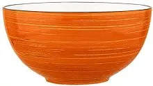 Салатник WILMAX Spiral WL-669331/A фарфор, 1000 мл , оранжевый