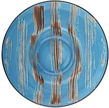 Тарелка глубокая WILMAX Scratch WL-668623/A фарфор, D=22,5 см, голубой