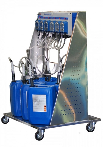 Тележка RESTOINOX ТМ-100 для установки системы дозирования жидких моющих средств