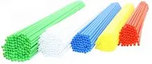 Палочки пластиковые для сахарной ваты Завод пластмасс синие 370мм 100 шт