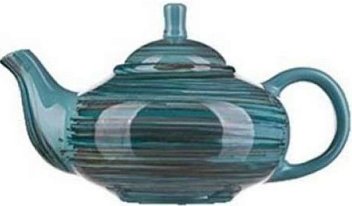 Чайник Кроха Борисовская Керамика Скандинавия СНД00011026 керамика, 400мл, H=10,5, B=12 см,голуб.