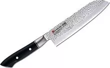 Нож кухонный сантоку KASUMI Hammer 74018 сталь VG10, полимер, L=18 см
