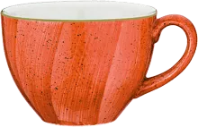Чашка чайная BONNA Аура Терракота ATCRIT01CF фарфор, 230 мл, D=9,3, H=6,9 см, терракотовый