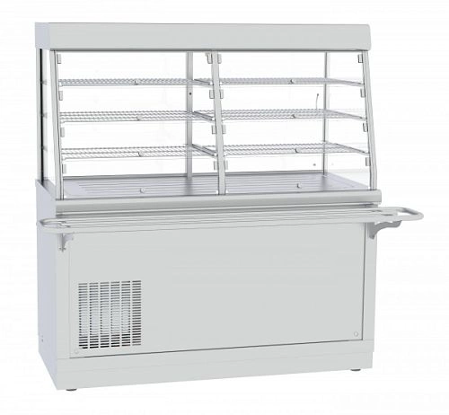 Прилавок-витрина холодильный ABAT HOT-LINE ПВВ(Н)-70Х-С-03-НШ