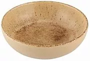 Салатник PORLAND Stoneware Natura 36DC09 фарфор, D=10, H=3,5 см, бежевый