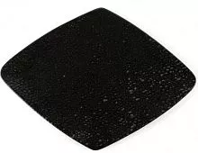 Тарелка ромбовидная PORLAND Black Moss 188835 фарфор, L=34,5, B=25,7, H=1 см, черный