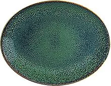 Блюдо овальное BONNA Оремар OMRMOV36OV фарфор, L=36, B=28 см, зеленый