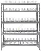 Стеллаж для сушки посуды HESSEN СТ-1,8*16/5 (оц)