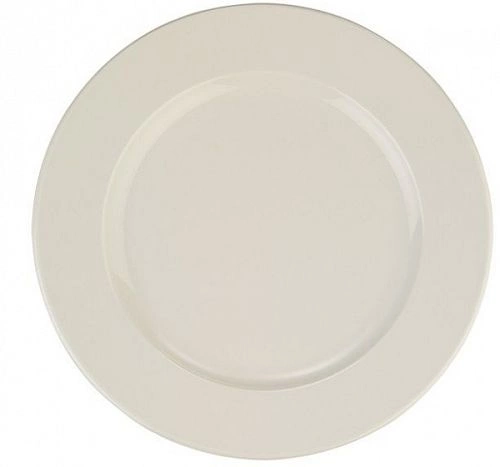 Тарелка мелкая BONNA Уайт BNC21DZ фарфор, D=21 см, белый