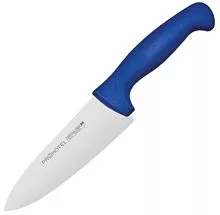 Нож поварской PROHOTEL AS00301-02Blue сталь нерж., пластик, L=290/150, B=45мм, синий, металлич.