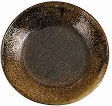 Салатник PORLAND Stoneware Genesis 17DC23 фарфор, D=23, H=4,9 см, темно-коричневый