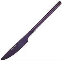 Нож столовый KUNSTWERK Саппоро бэйсик S049-5p нерж.сталь, L=22см, B=1,8см, матовый фиолетовый