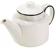 Чайник KUNSTWERK Пастораль P7139821-SH116 фарфор, 775мл, L=21, 5см, серый