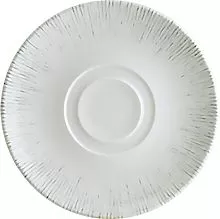 Тарелка мелкая BONNA Ирис IRSGRM19KKT фарфор, D=19 см, серый