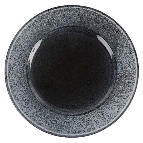 Тарелка плоская PORLAND Twilight 04ALM004685 фарфор 27 см, черный