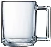 Кружка ARCOROC Фитнес N4715 стекло, 250 мл, D=7, H=9 см, прозрачный