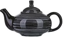 Чайник Борисовская Керамика МАР00011600 керамика, 0, 7л, L=22, 5см, черный, серый