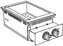 Мармит встраиваемый APACH Chef Line SLDI7BME4