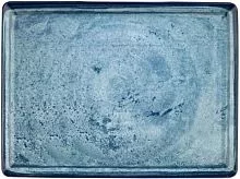 Тарелка мелкая KUTAHYA Blue Stone BNTAN18x13DU890003 фарфор, L=18, B=13, H=2,3 см, синий