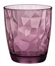 Стакан олд фэшн BORMIOLI ROCCO Даймонд 3.50230 стекло, 305 мл, D=8,4, H=9,3 см, фиолетовый