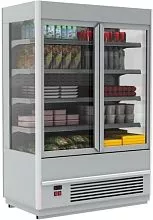 Витрина холодильная CARBOMA FC20-08 VV 1,0-1 (распашные двери стекл. фронт)