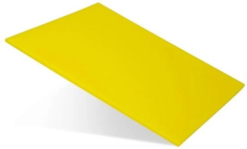 Доска разделочная мки167/2, полипропилен, 350х260х8мм, желтый