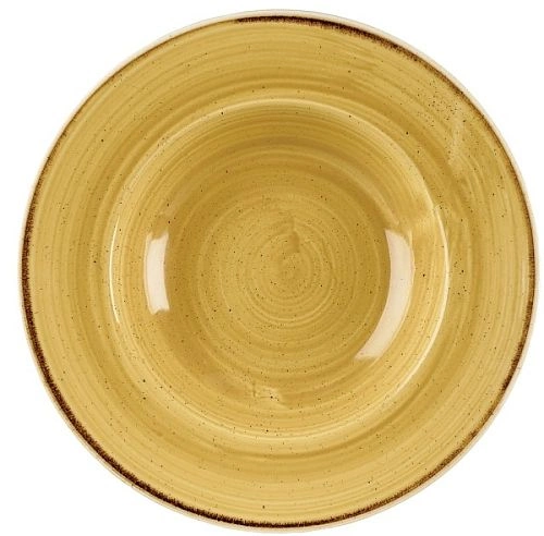 Тарелка для пасты CHURCHILL Stonecast SMSSVWBM1 фарфор, 280мл, D=24 см. коричневый