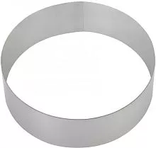 Форма для торта круглая LUXSTAHL 140 мм, нержавеющая сталь мки012