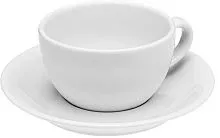 Чашка чайная PORLAND Soley 04A+P001505 фарфор 250мл, белый