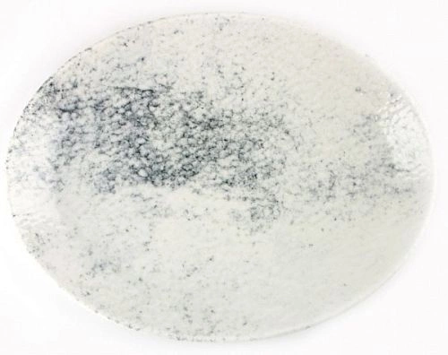 Тарелка овальная PORLAND Smoky 04ALM004608 фарфор, L=21, B=16, H=2,3 см, белый