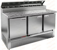 Стол холодильный для пиццы HICOLD PZE2-111/GN (1/6H) (каменная столешница)
