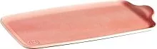 Блюдо сервировочное EMILE HENRY Platters 500484 керамика, L=31, B=16, H=1,5, розовый
