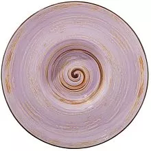 Тарелка глубокая WILMAX Spiral WL-669726/A фарфор, D=27 см, лавандовый