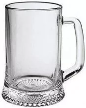 Кружка для пива ARCOROC Дрезден H5333 стекло, 330 мл, D=7,5, H=15 см, прозрачный