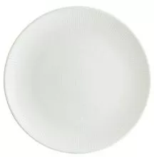 Тарелка мелкая BONNA Ирис IRSWHGRM21DZ фарфор, D=21 см, белый
