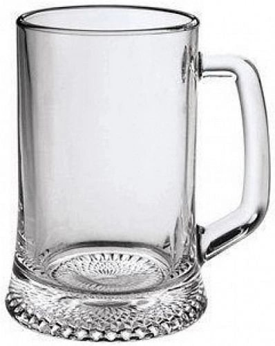 Кружка для пива ARCOROC Дрезден H5333 стекло, 330 мл, D=7,5, H=15 см, прозрачный