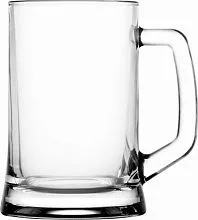 Кружка для пива PASABAHCE Паб 55229 стекло, 670 мл, D=9, H=15 см, прозрачный