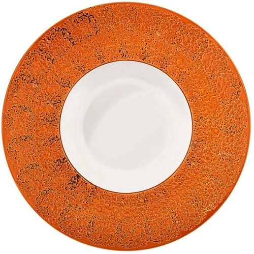 Тарелка глубокая WILMAX Splash WL-667322/A фарфор, 800 мл, D=20см, оранжевый