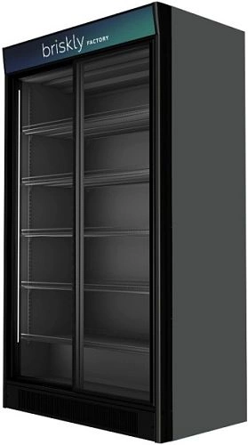 Шкаф холодильный Briskly 11 Slide AD черный