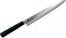 Нож кухонный янагиба KASUMI Tora 36849 нерж.сталь, черное дерево, L=27 см
