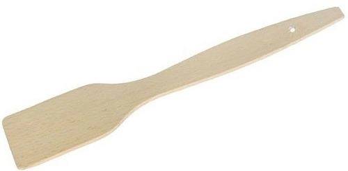 Лопатка деревянная 28 см, прямая широкая раб. часть 10x5 см