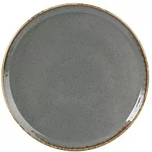 Тарелка для пиццы PORLAND Seasons 162920 фарфор, D=20 см, темно-серый