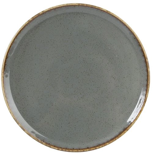 Тарелка для пиццы PORLAND Seasons 162920 фарфор, D=20 см, темно-серый