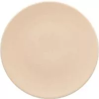 Тарелка мелкая OXFORD Unni Acetinado Merengue AY03-5507 фарфор, D=19 см, бежевый