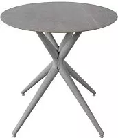 Стол обеденный JET CERAMIC столешница круг, прямая кромка, подстолье пластик