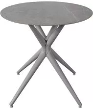 Стол обеденный JET CERAMIC столешница круг, прямая кромка, подстолье пластик